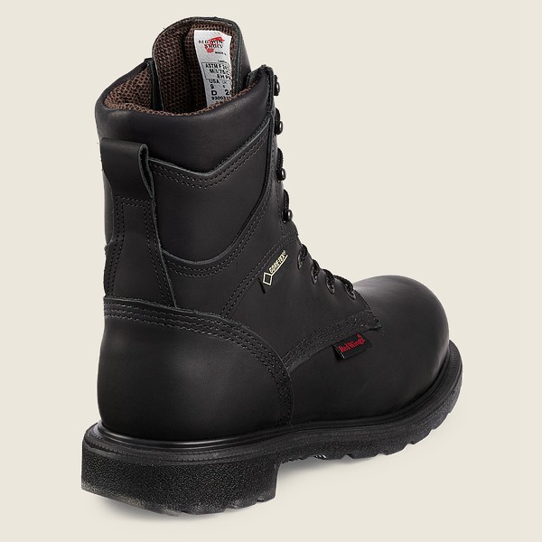 Red Wing Safety Boots Mens Black - Supersole® 2.0 - 8-inch Insulated Waterproof Csa Toe - 3752109-IO